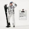 Tanboro Unisex Hooded Goose Down Ski & Sport Jacket 5550380A