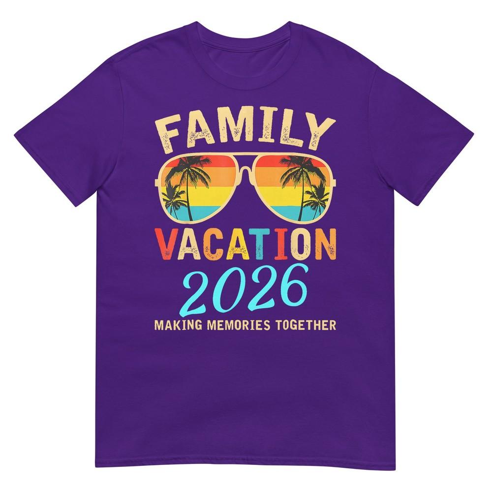Family Vacation 2026 Beach Matching Summer Vacation 2026 Tshirt