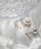 Alleun Silver 925 Cubic Drop Swarovski Pearl Earrings