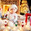 Poseable Christmas Baby Elf Dolls Ornament Plush Toys Kids Gift 2024 Christmas Party Decoration for Home 2025 New Year Supplies
