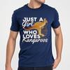 Comfortable Teeshirt O Neck Tshirt Vintage Just A Girl Who Loves Kangaroos Everyday For Him Tee Shirt Rock Tshirt Crew Neck