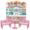 TAKARA TOMY "Licca-chan Waiwai Food Court" Dress-up Doll Pretend Play Toy, Ages 3 and up, Toy Safety
