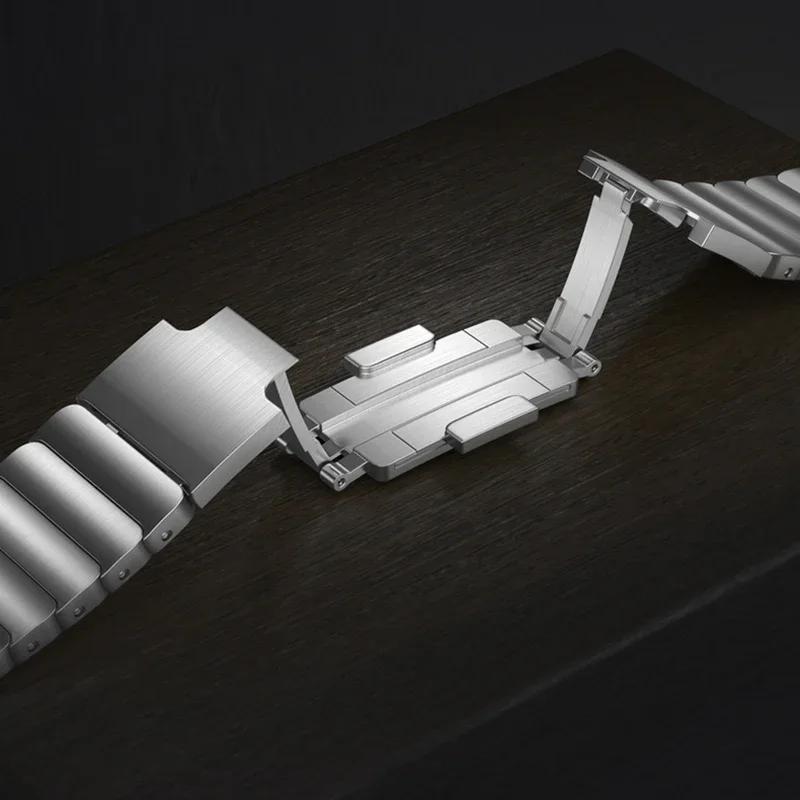 Luxury Stainless Steel Band For Huawei Watch GT4 3 GT2 Pro/GT 2e/GT2 3 Honor Watch GS Pro Strap Metal Bracelet For Huawei Watch 3 4 Pro Magic Watch 2