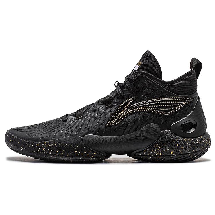 New LINING YuShuai 18 Basketball Shoes Men Mid Top Black ABAU009-10