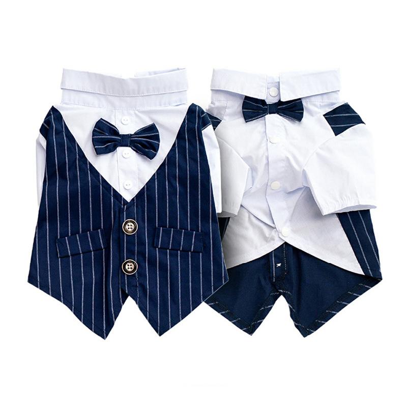 Dog Clothes for Spring and Summer, Lightweight Suits and Shirts for Teddy, Bichon, Pomeranian, and Small Dogs, Pet Apparel