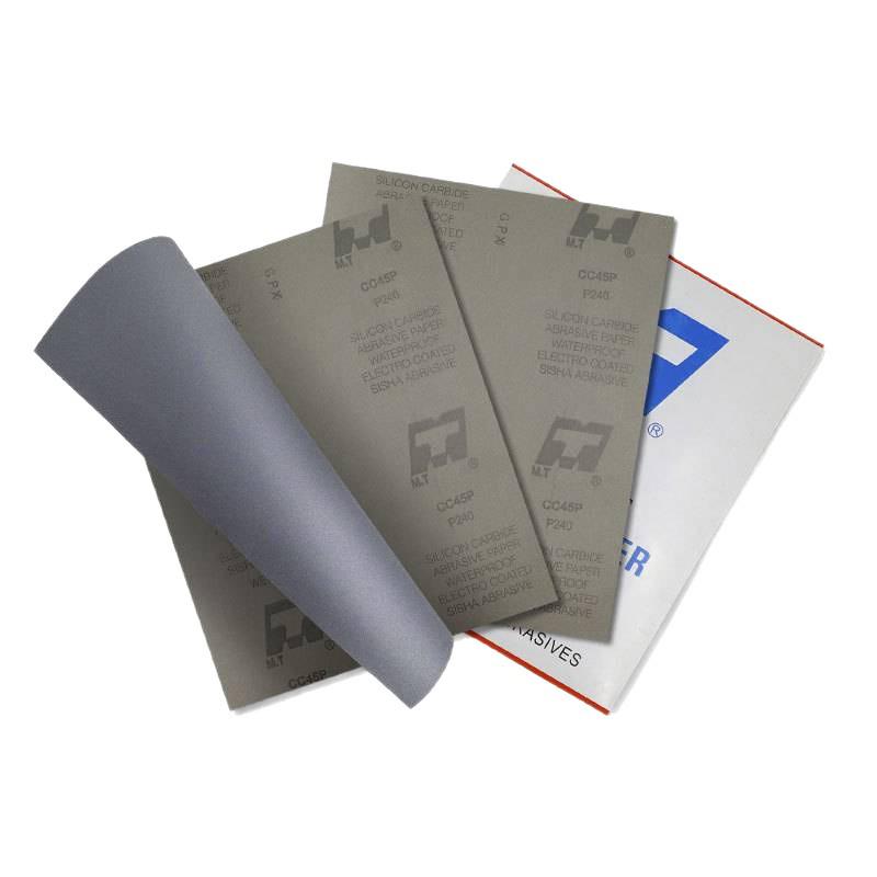 MT CC45p Black Sandpaper, 1000-5000 Grit, Dry/Wet Use for Woodworking, Furniture, Rosewood