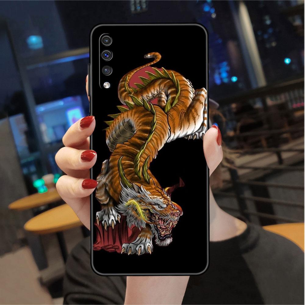 

Tiger Animal Case For Samsung Galaxy A50 A70 M52 A30 A20s A20e A10 A40 A10s M51 M31 M30s M13 5G Black Phone Cover Samsung M13 5G