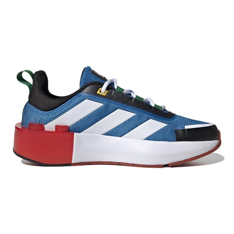 (GS) adidas Tech Runner x LEGO 'Shock Blue Red' Kids' HP5884
