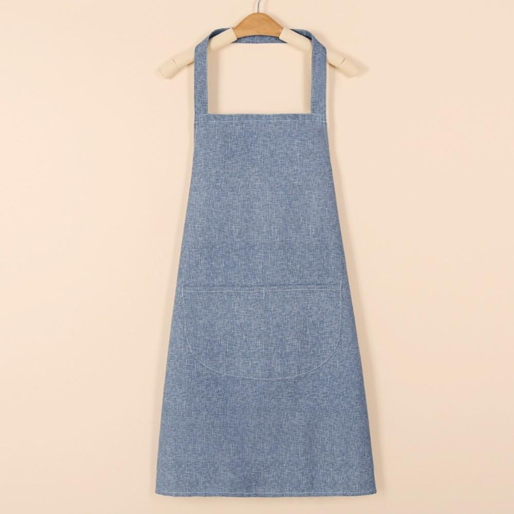 

Ethnic Printed Canvas Apron Oil-Proof Waterproof Kitchen Cooking Aprons Comfortable Stain Resistant Working Clothes Catering