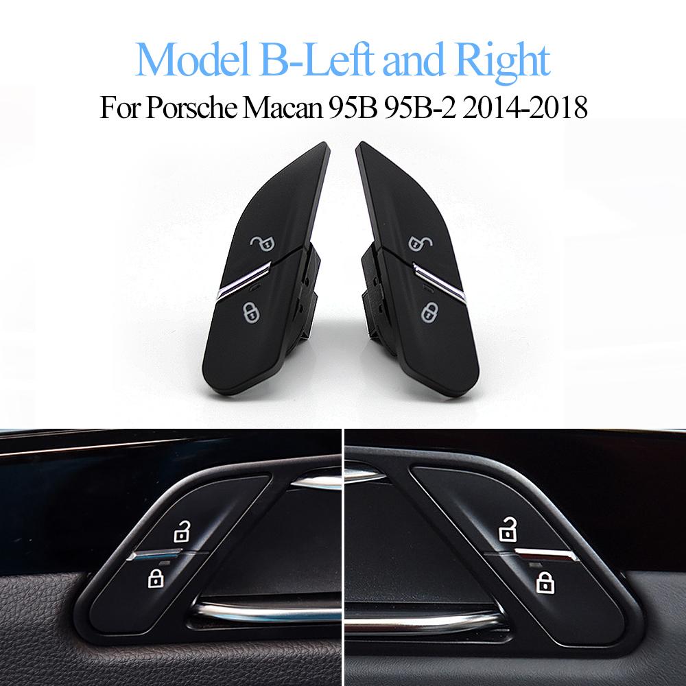 Car Interior Left Right Door Lock Unlock Switch Button Assembly For Porsche Macan 95B 95B-2 2014-2024 95B962125 95B962126B