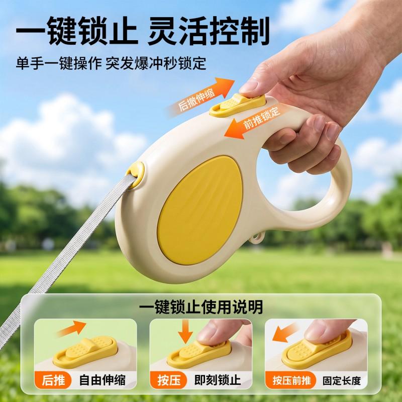 Retractable Dog Leash Outdoor Walking - Pet Automatic Extendable Traction Rope
