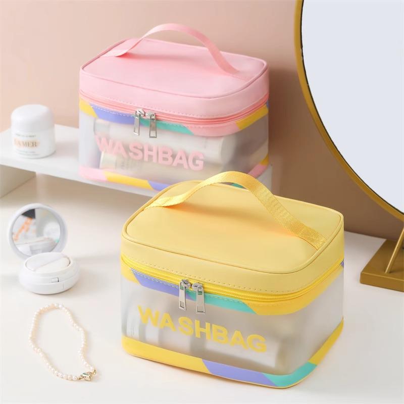 PVC Make-up-Tasche mit hoher Kapazität: Wasserdichter, tragbarer und stilvoller Kulturbeutel