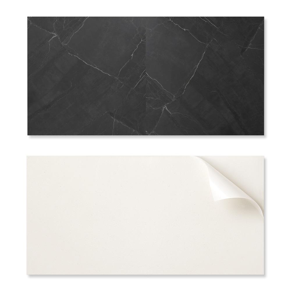 Self-adhesive vinyl panel with pattern for the living room 100x50 cm Elegant marble pattern