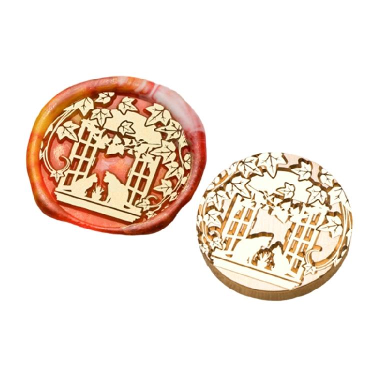 3D Embossed Wax Seal Stamp Head Replacement for Invitations Letter Envelope