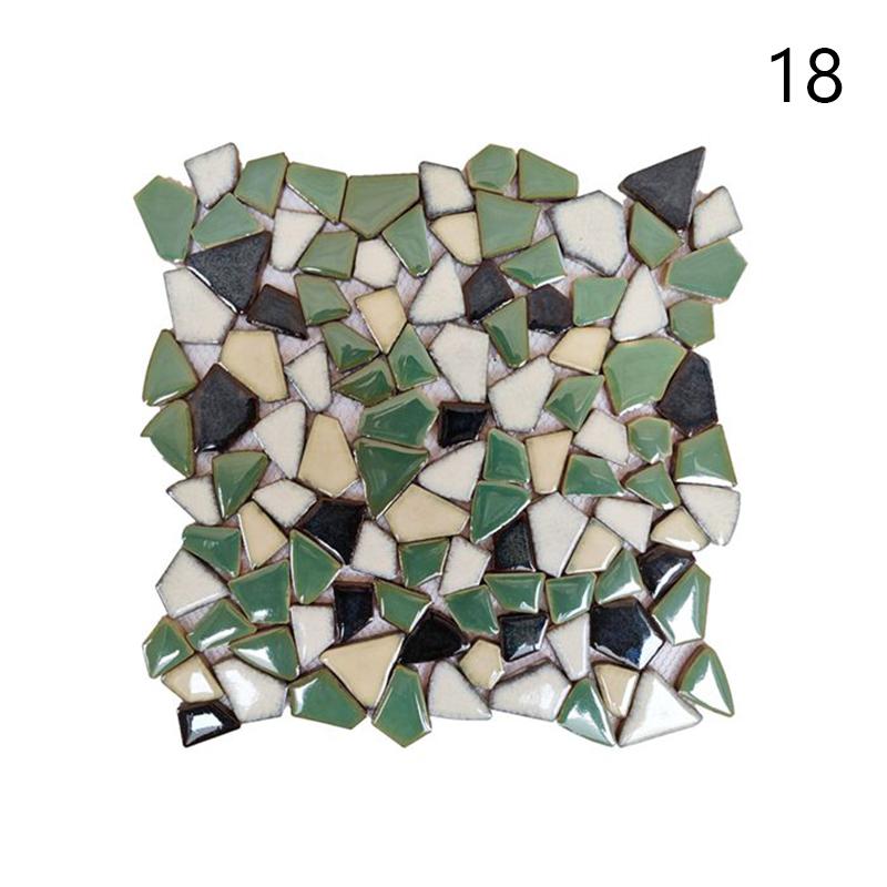 30x30cm Barevné Keramické Štěrkové Mozaikové Dlaždice Horký Pramen Bazén Rybičky Bazénové Fragmenty Toaleta Protiskluzová Dlaždicová Deska Podlaha Stěna Dekorace DIY