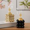 1pc Luxury Gold Arabic Aroma Burner Ceramics Incense Burner Aromatherapy Middle East Inspired Decor for Home Yoga Garden Camping