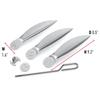 22-1/2-Inch One-Touch Cleaning System Kit For Weber Grills Silver