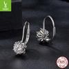 Bud Mozzarella Diamond Earrings, Women'S S925 Sterling Silver Super Flash D Color Moissanite Earrings, Light Luxury And High-End Sense