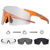 Color Changing Cycling Glasses, Nearsighted Men and Women, Outdoor Sports, Windbreak and Sand Protection Goggles, Bicycle Accessories