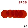 5/10Pcs Self-Adhesive Color-Changing Film For Lights Warm Light Ambiance Lamp Replacement Sheets 74Mm Light Stickers Diy Ambient