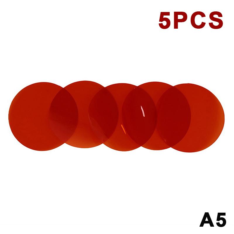 5/10Pcs Self-Adhesive Color-Changing Film For Lights Warm Light Ambiance Lamp Replacement Sheets 74Mm Light Stickers Diy Ambient