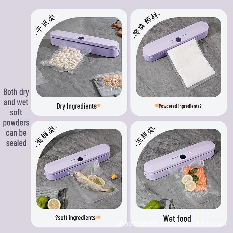 

Беспроводной вакуумный упаковщик для трансграничной торговли: Компактная машина для консервации продуктов и запайки пластика Chinese Version