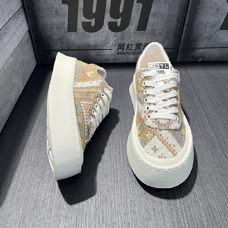 22 Classic Canvas Shoes High Quality Embroidered Cloth Authentic New Chinese High-end Light and Thin Sports Shoes