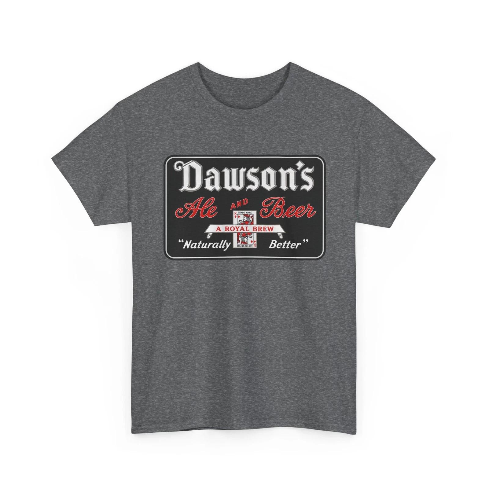 Dawson s Brewery Ale & Beer A Royal Brew New Bedford MA Retro Breweriana T-Sirt 3XL