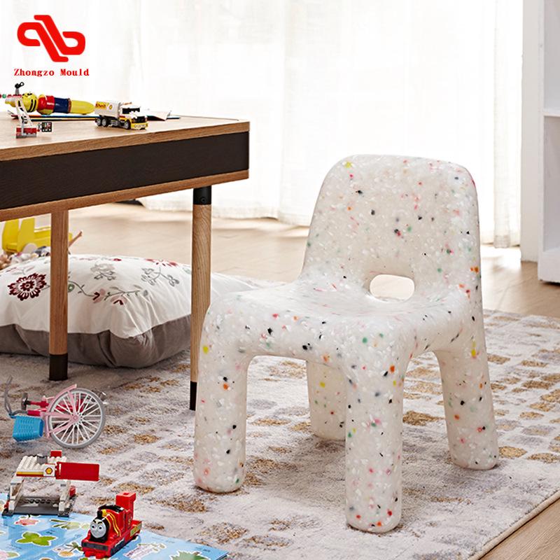 Charming Kids' Rotomolded Chair with Backrest - Perfect for Kindergarten and Outdoor Leisure