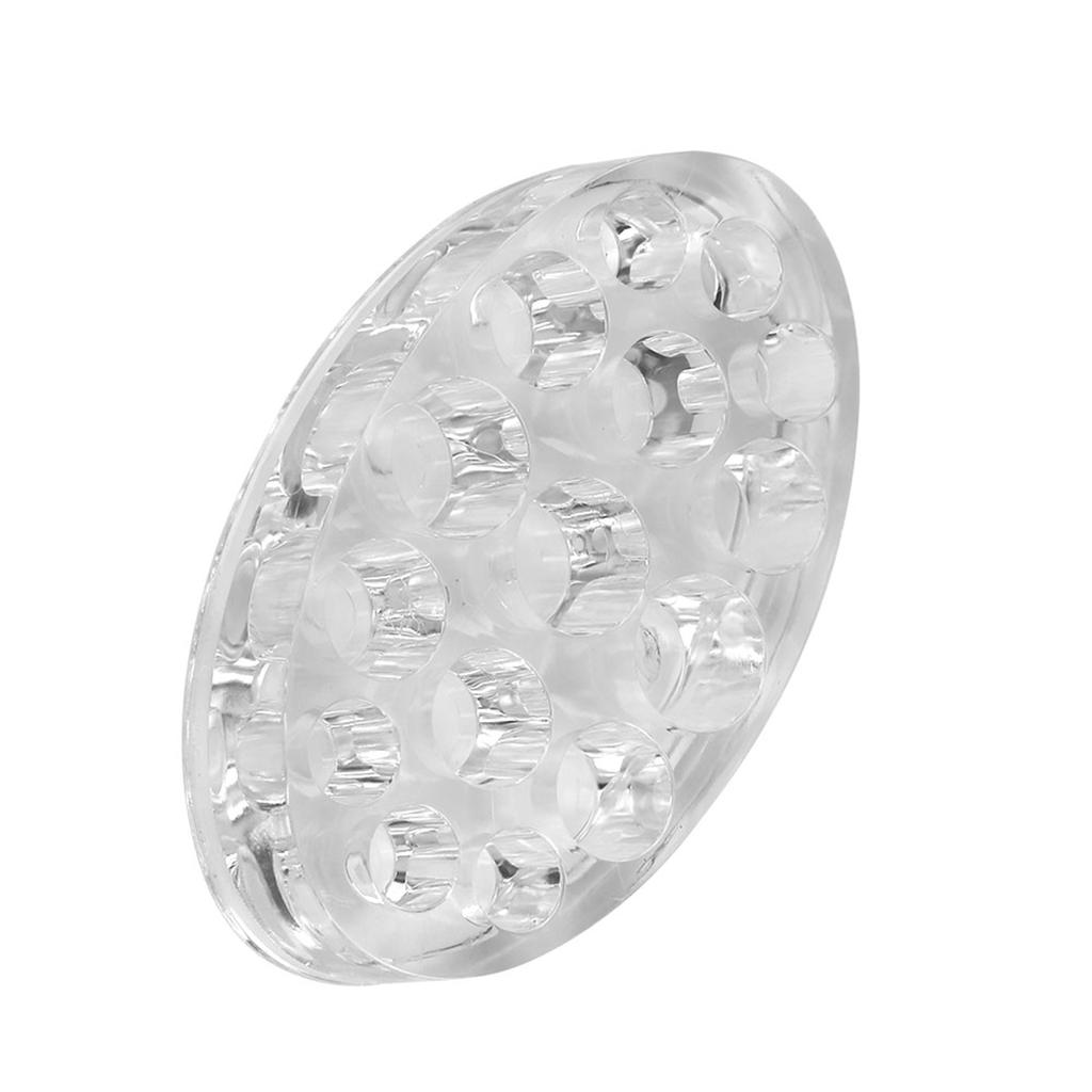 15 Holes Oval Acrylic Tattoo Permanent Makeup Microblading Pigment Cup Cap Stand Ink Holder