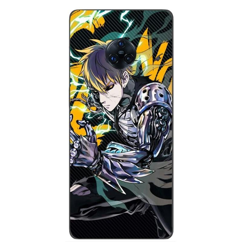 כיסוי טלפון One Punch Man גנוס עבור VIVO Y95 Y93 Y31 Y20 V19 V17 V15 Pro X60 NEX כיסוי טלפון שחור רך