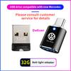 Car Interface Mini Converter Type-C To USB 3.0 Charging Adapter Sticker for VW GTI Polo Golf Passat Tiguan Jetta T-ROC MK6 MK7 RB6