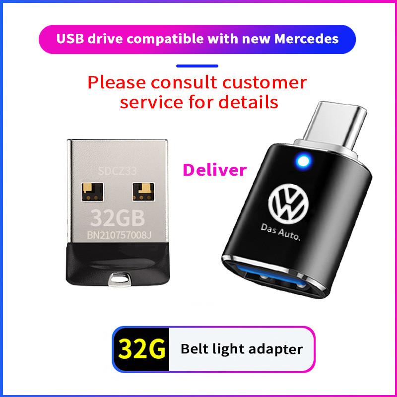 Car Interface Mini Converter Type-C To USB 3.0 Charging Adapter Sticker for VW GTI Polo Golf Passat Tiguan Jetta T-ROC MK6 MK7 RB6