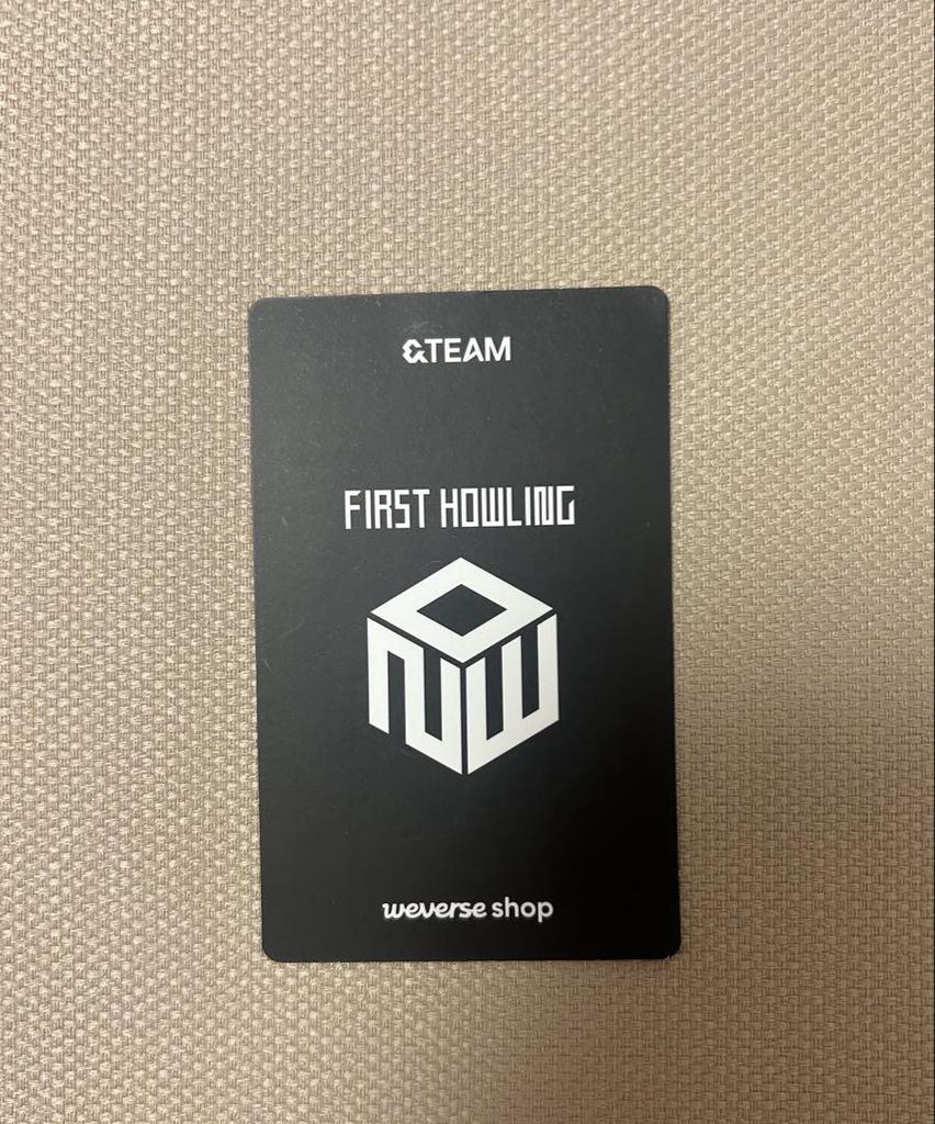 [USED] &TEAM Weverse Global Trading Card Jo First Howling