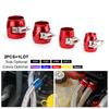 1lot=2pcs AN6 AN8 AN10 AN12 AN4 Hose Clamp End Fuel Pipe Clip Oil Water Tube Hose Fittings Hose Clamp Hose Clamp Fixing Clamp