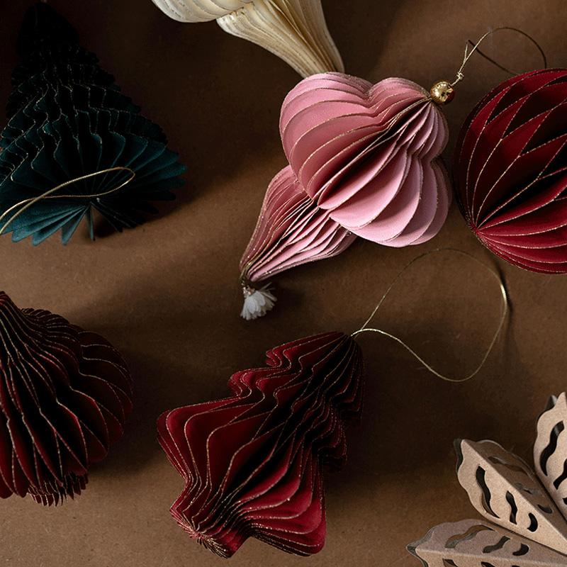 1 ks/3 ks Vánoční stromek přívěsek DIY Domácí párty Vánoční dárek Přívěsek na vánoční stromek