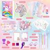 Girls DIY Unicorn Stationery Set Themed Gift Girls Ages Letter Making Kit  Creative Writing Set Great Gift  Arts Crafts Kit