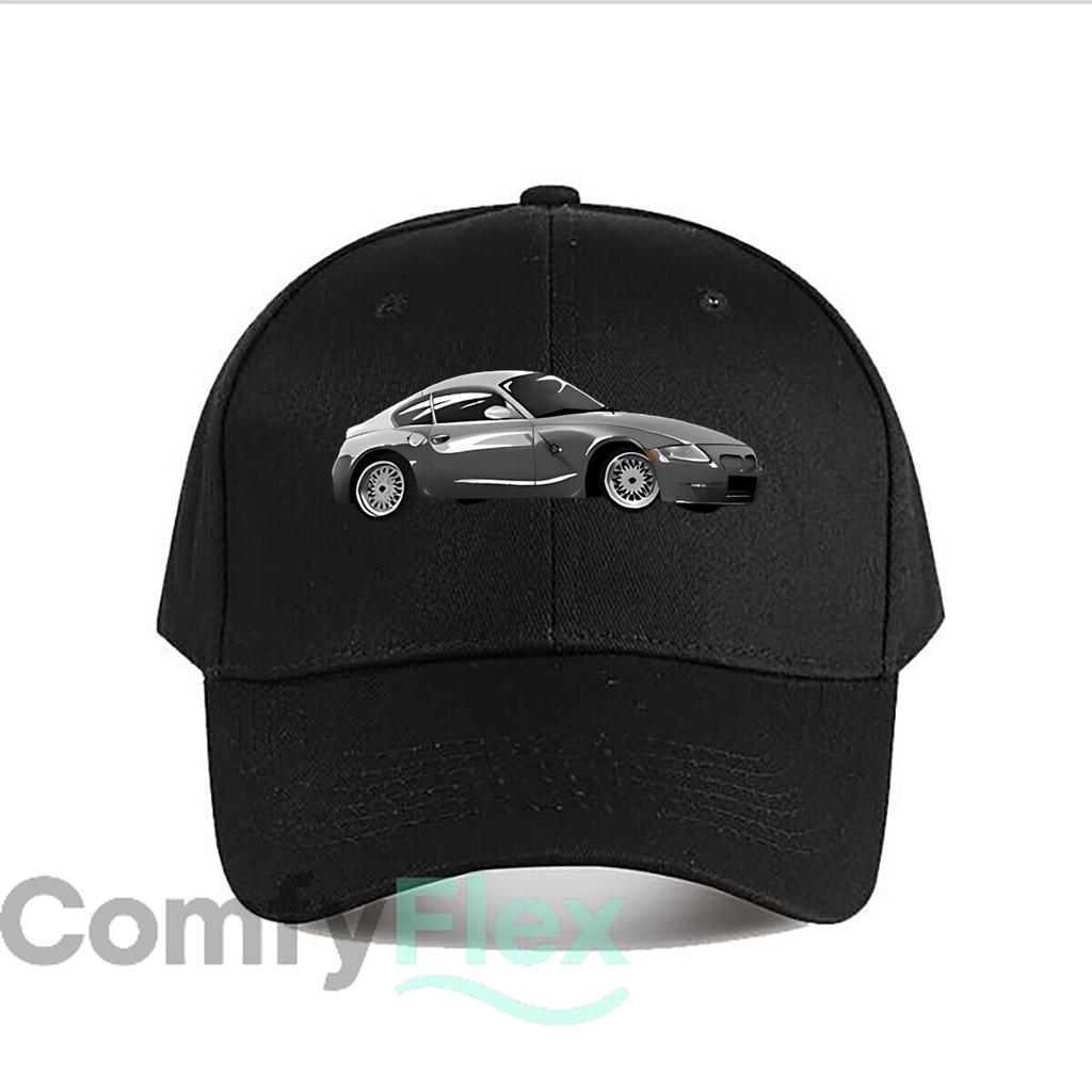 Collectible Die Cast Silver Metallic Sports Car Baseball Cap Fashion Unisex Sunhat Womens Outdoor Sports Snapback Cap