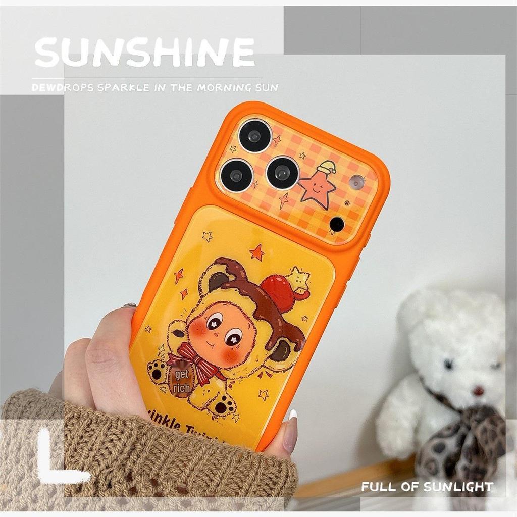 Star Man Cartoon Clear View Shockproof Case for iPhone 15/14 & 17/16 PROMAX