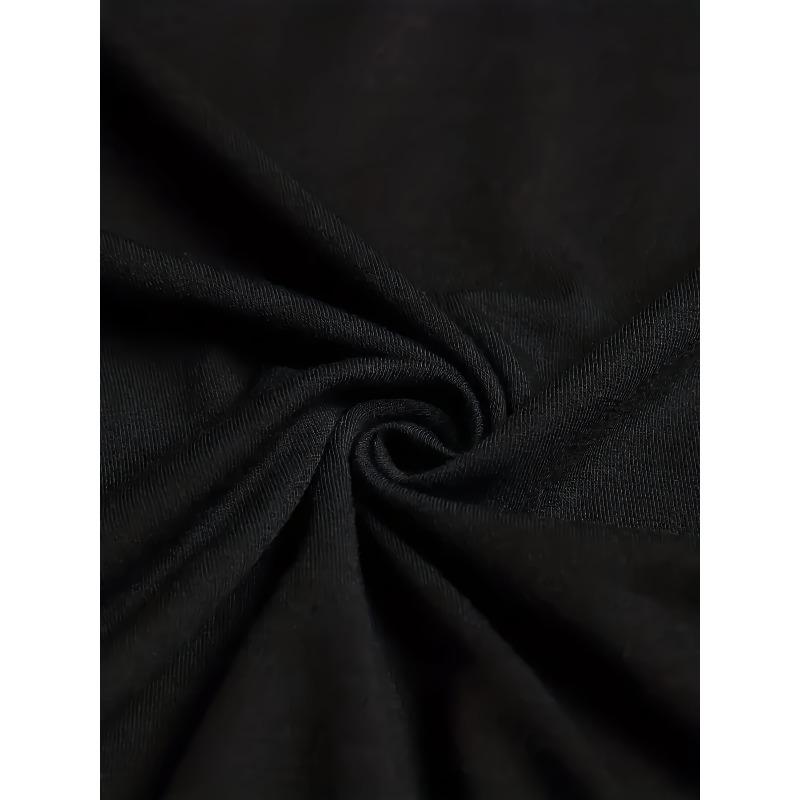 Letter Print Crew Neck T-shirt, Casual Short Sleeve Top for Spring & Summer, Women's Clothing