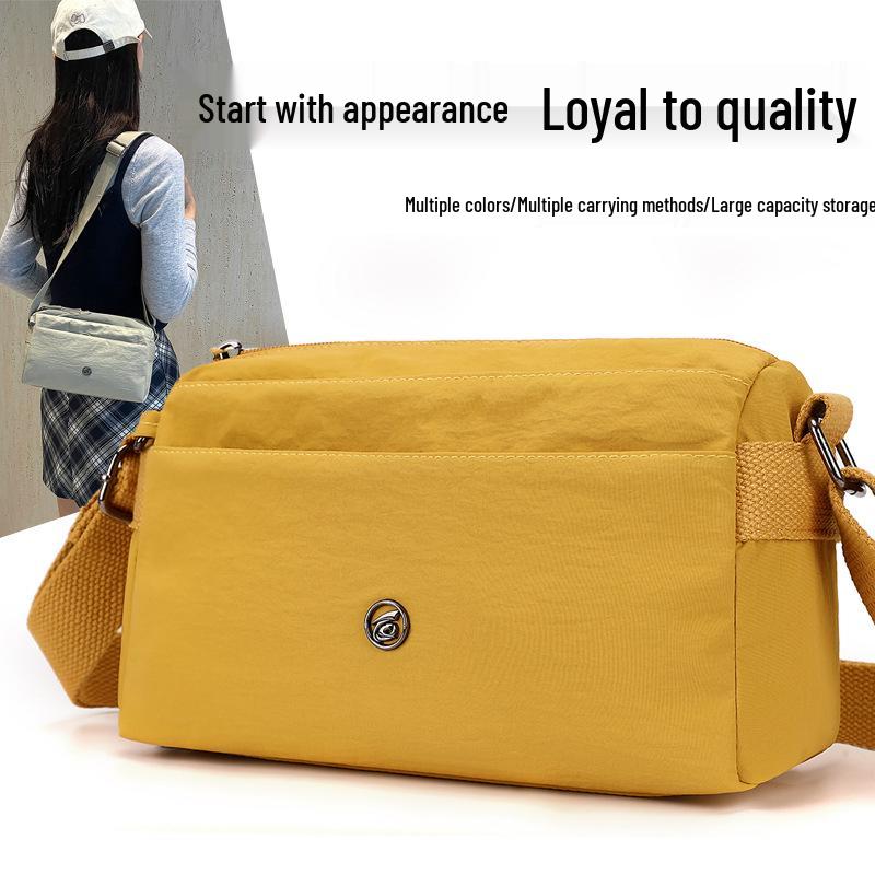 2025 Nylon Oxford Women's Crossbody Bag - Casual Single Shoulder Bag for Middle-Aged Moms