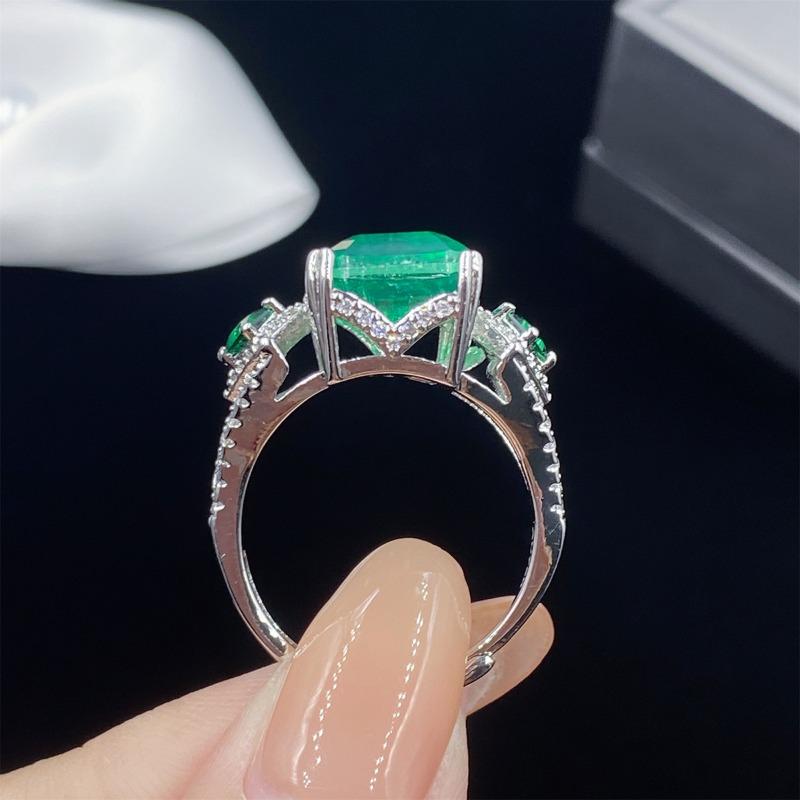 Sace Gems Klassiske kobberlegering sirkon ring øredobber anheng halskjede smykkesett bryllupsfest gaver