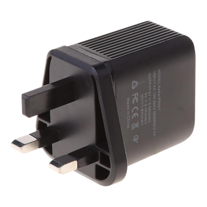 US/UK/EU Plug for QC 3.0 PD USB Charger 20w Type C Fast Charger Power Adapter Travel Phone Charging for Head Accessories