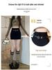 Women's High-Waist Belted Black A-Line Skirt - Sexy Summer Style