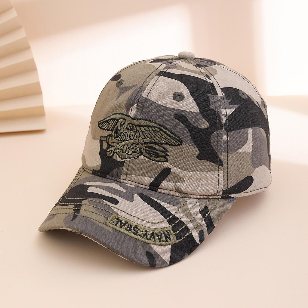 Spring Summer Soft Top Baseball Hat Outdoor Sports Sunshade Cap, Unisex Camouflage Mesh Hat, Men's and Women's Fashion Accessory