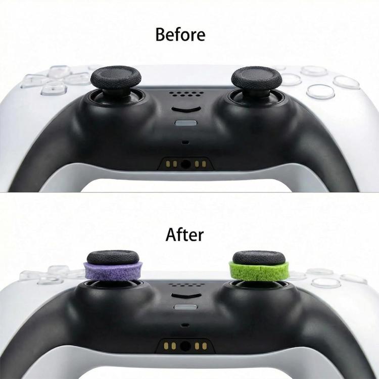 12 Stück Weiche Silikon-Schwamm Zielpräzisionsringe Kollisionsschutz Joystick-Hilfsringe für PS4 PS5 Xbox Switch Stadia Controller
