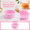 Round Silicone Pan for Baking - Flexible Nonstick for Cakes, Breads and Desserts