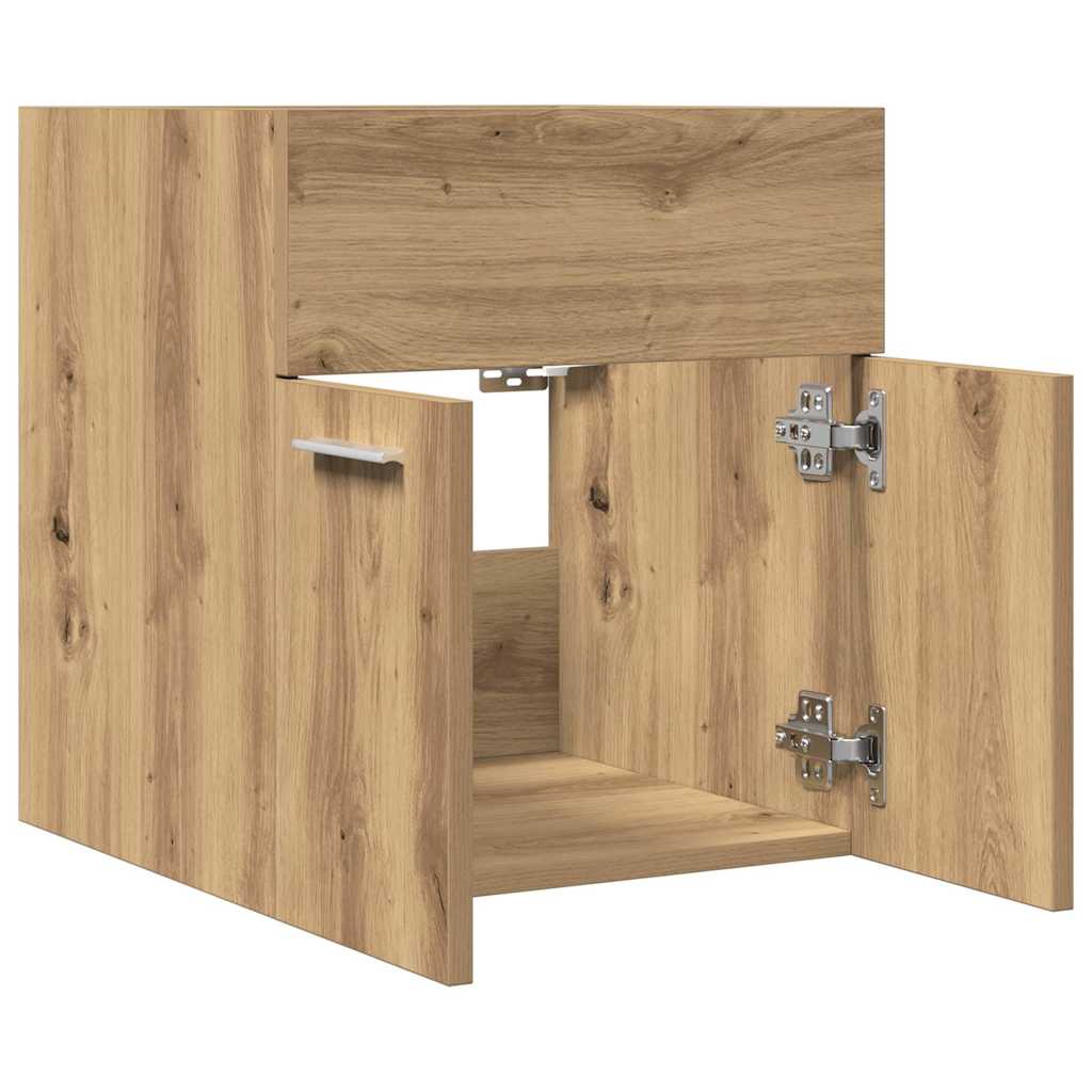 Vidaxl Waschbeckenunterschrank, Artisan-Eiche, 41x38,5x46 cm