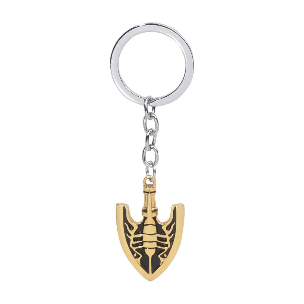 Anime JOJO'S BIZARRE ADVENTURE Llaveros Kujo Jotaro Flecha Colgante de Metal Gargantillas Collares Encanto Joyería Regalo
