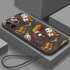 Cartoon P-Potter Love Phone Case For Samsung Galaxy A73 A53 A33 A52 A32 A22 A71 A51 A21S A03S 4G 5G Liquid Rope Cover Coque Capa
